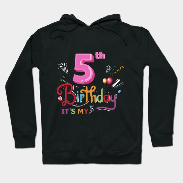 birthday shirt 5 yers girl or boy Hoodie by samirysf